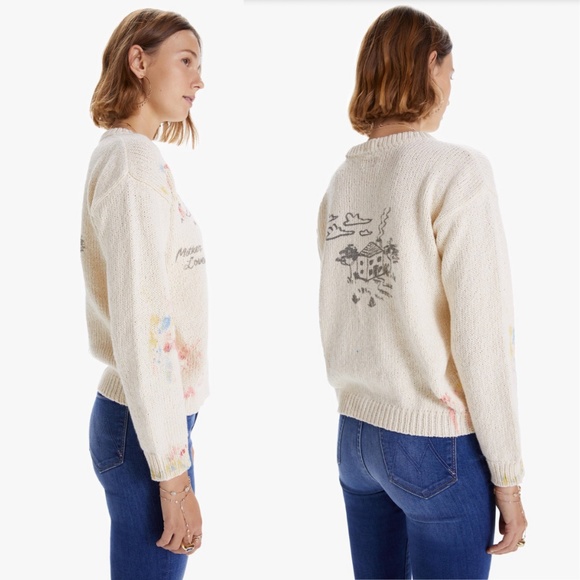 Mother Paint Splatter Doodle Sweater - Picture 4 of 10